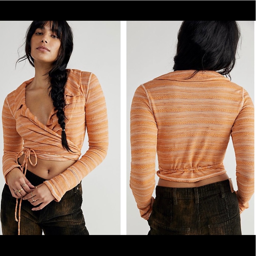 Free People Eloise Wrap Top - Picture 1 of 7